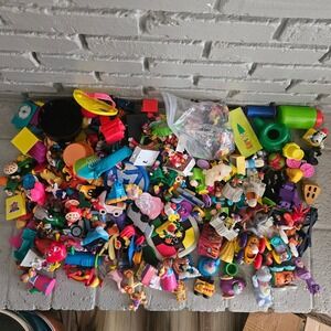 Vintage Fast Food Toy Lot McDonalds Burger King Wendys Disney Figures 150+ Pcs